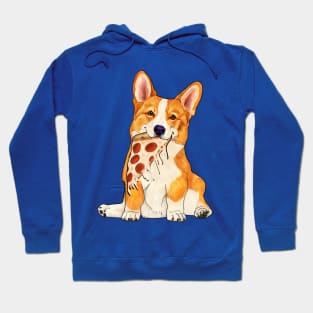 Pizza corgi Hoodie